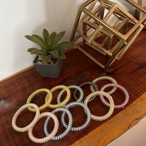 11 piece tele cord ponytail, 5”